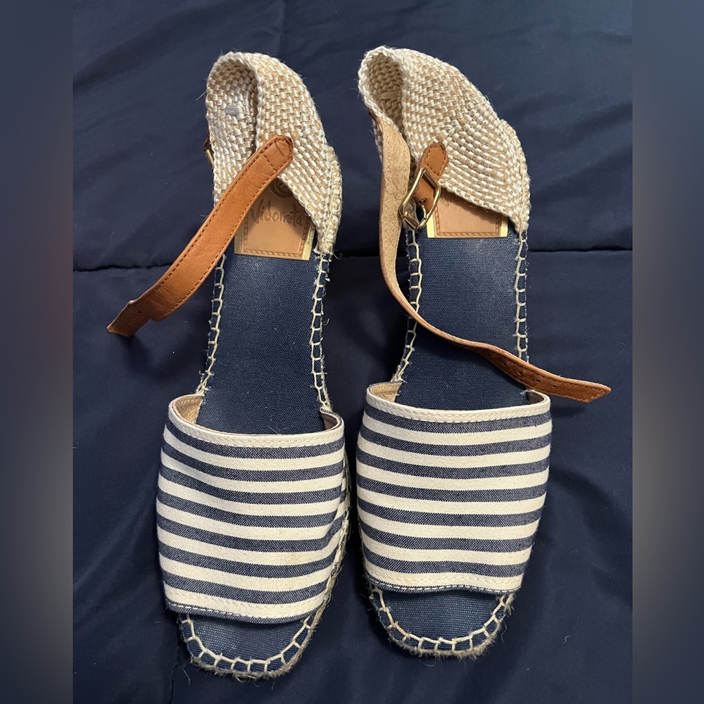 Vidorreta Striped classic espadrille sandals